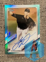 2021 Topps Chrome Rookie Aqua Auto #RA-TW Taylor Widener 022/199 Diamondbacks RC